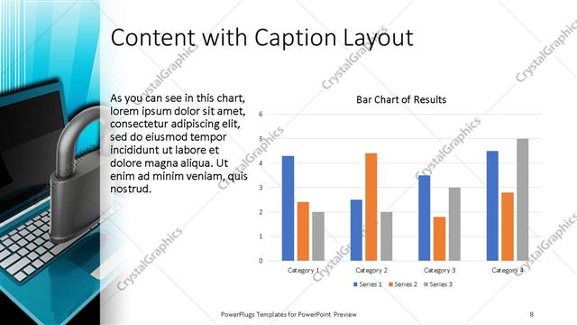 Content with Caption presentation slide layout