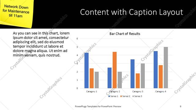 Content with Caption presentation slide layout