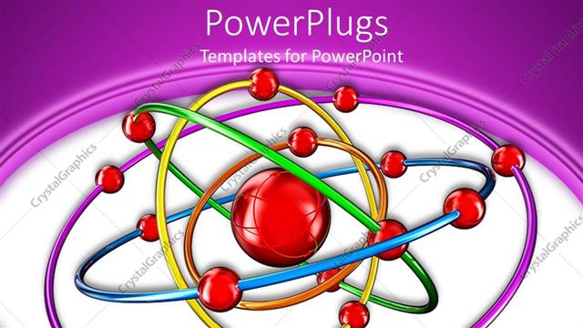  Presentation with protons - Nucleus protons and electrons image  atoms in an element