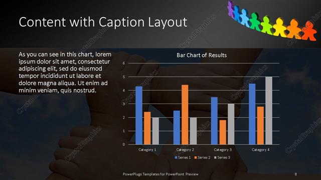 Content with Caption presentation slide layout