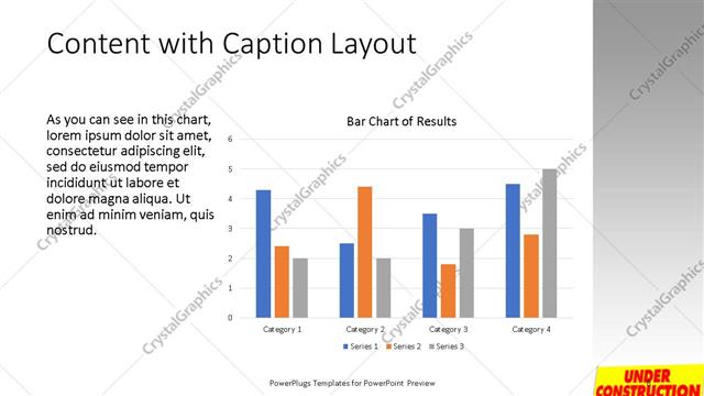 Content with Caption presentation slide layout