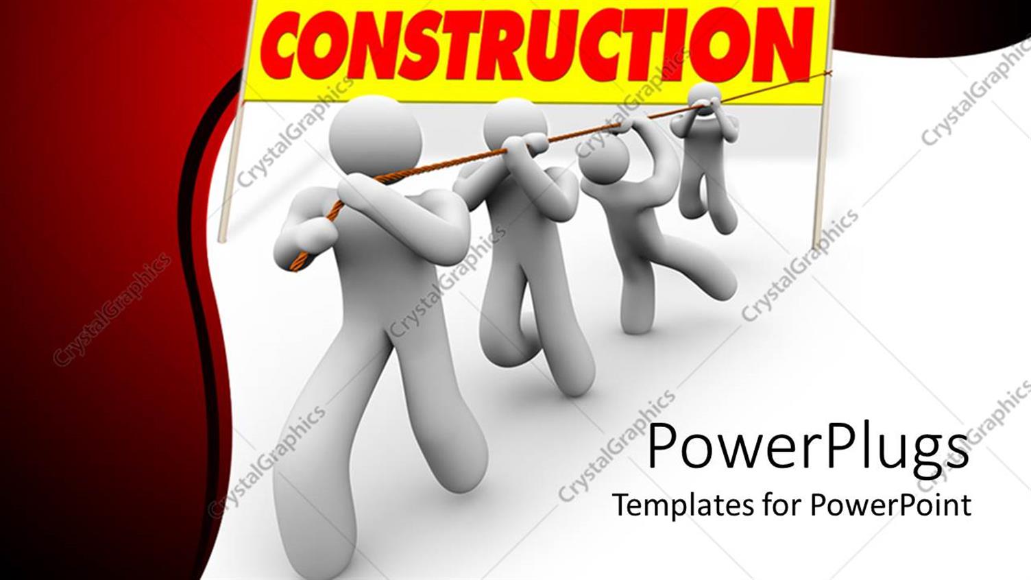 Featuring a Numbe Rof People Holding the Sign of Under Construction