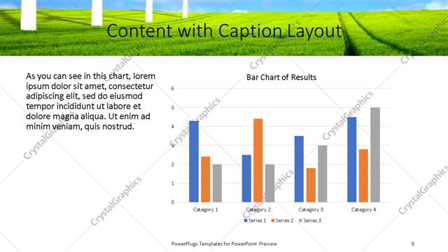 Content with Caption presentation slide layout