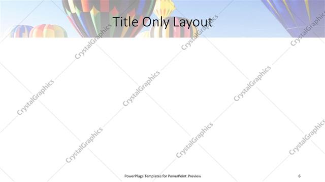 Title Only presentation slide layout