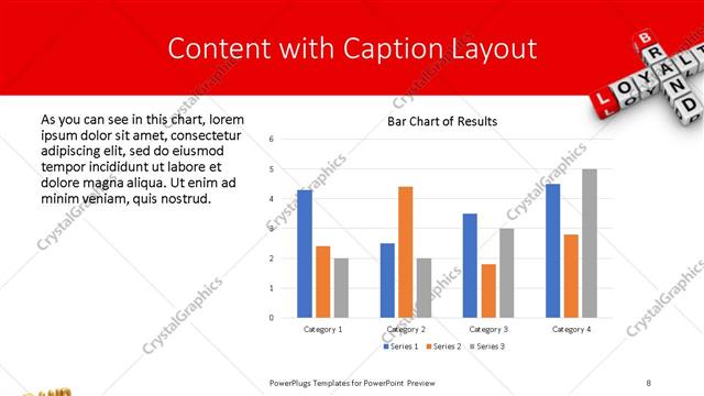 Content with Caption presentation slide layout