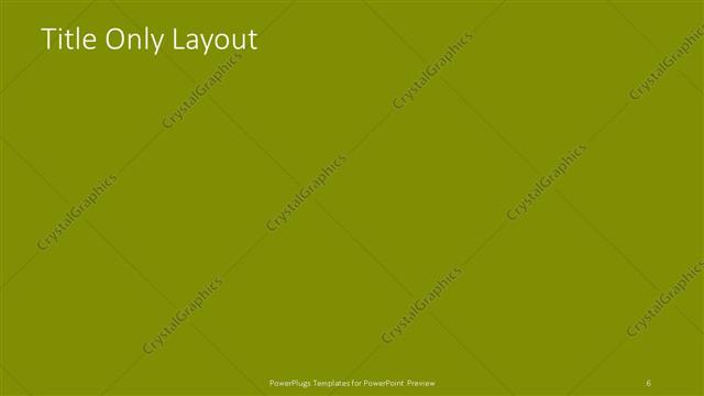 Title Only presentation slide layout