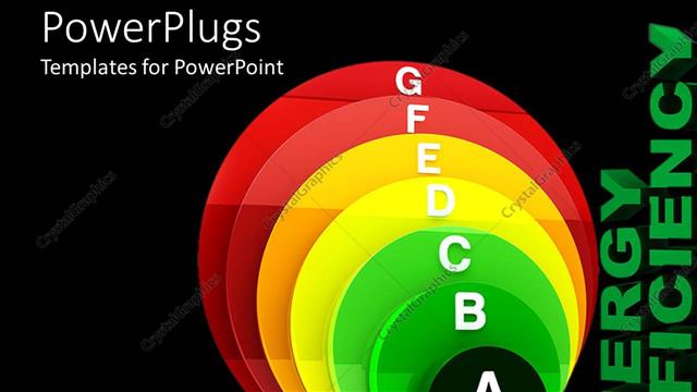  Presentation with rating - A number of alphabets in various colored circles