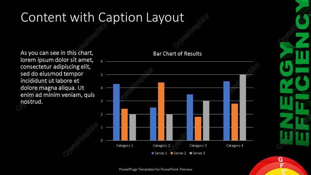Content with Caption presentation slide layout