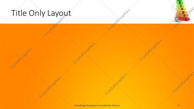 Title Only presentation slide layout