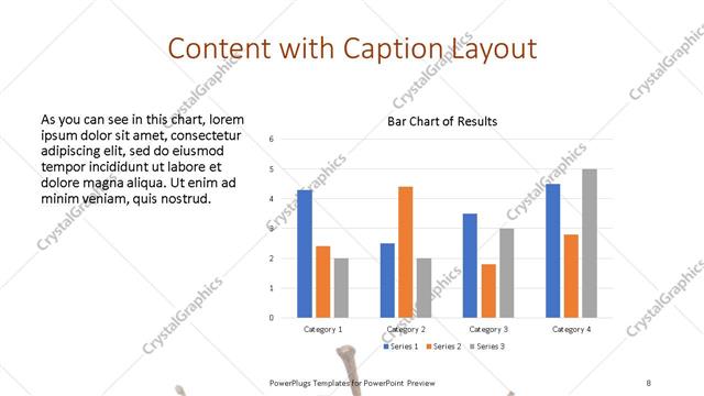Content with Caption presentation slide layout