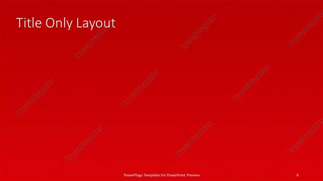 Title Only presentation slide layout