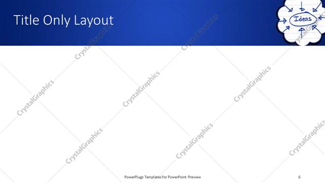 Title Only presentation slide layout