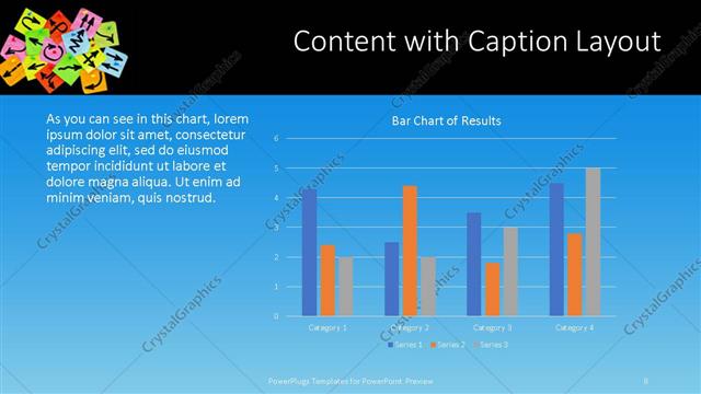 Content with Caption presentation slide layout
