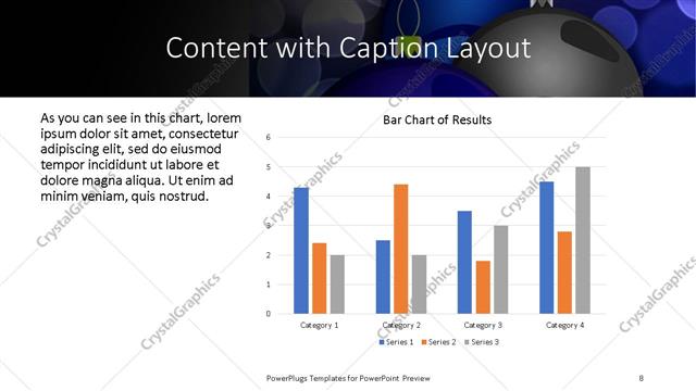 Content with Caption presentation slide layout