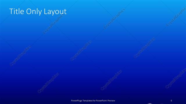 Title Only presentation slide layout