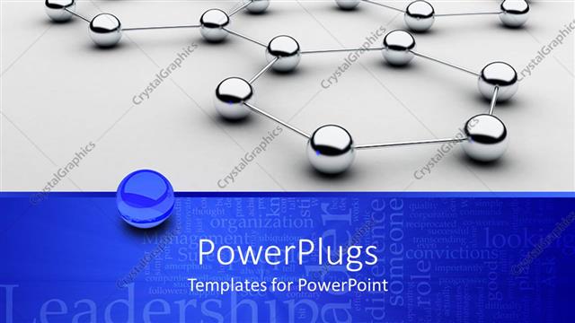  Presentation with leadership - A number of balls connected to each other