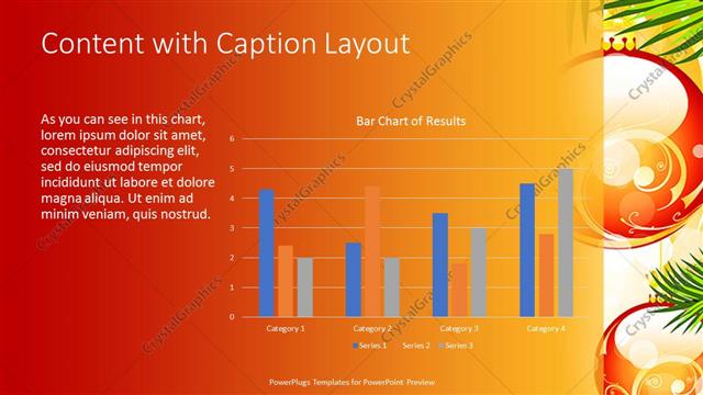 Content with Caption presentation slide layout