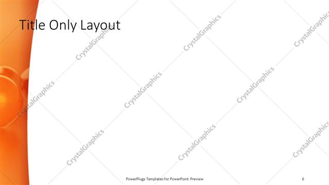 Title Only presentation slide layout