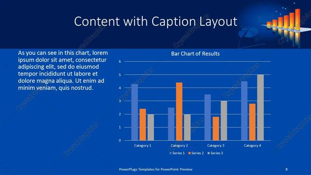 Content with Caption presentation slide layout