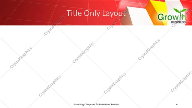 Title Only presentation slide layout