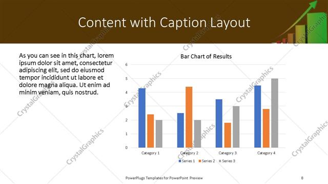 Content with Caption presentation slide layout
