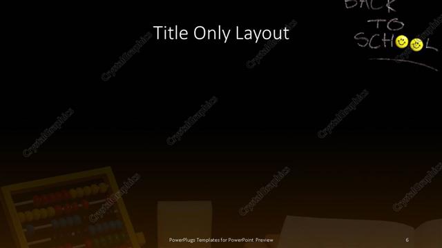 Title Only presentation slide layout