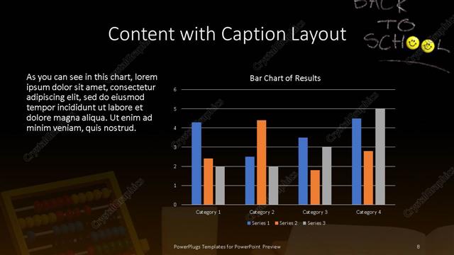 Content with Caption presentation slide layout