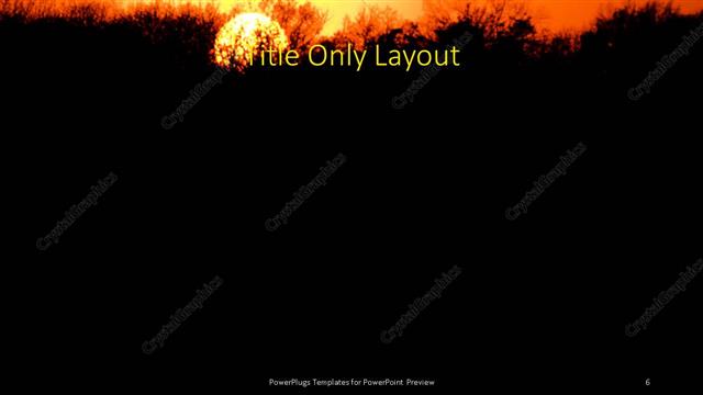 Title Only presentation slide layout