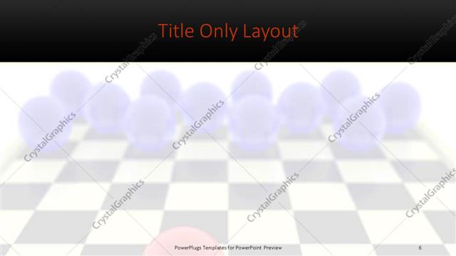 Title Only presentation slide layout
