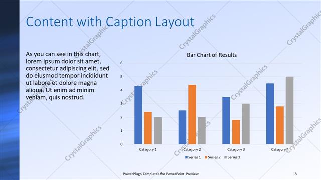 Content with Caption presentation slide layout