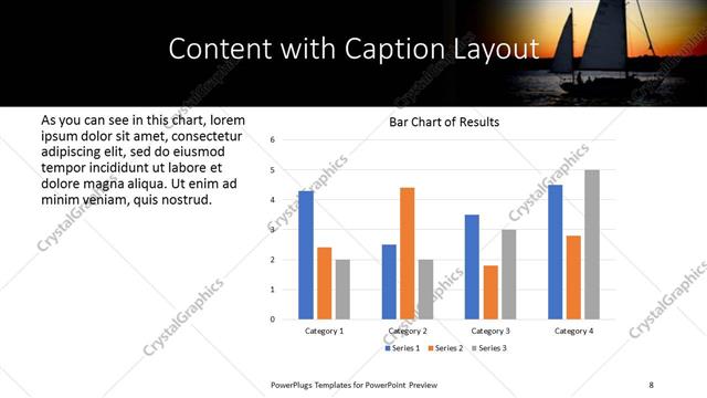Content with Caption presentation slide layout