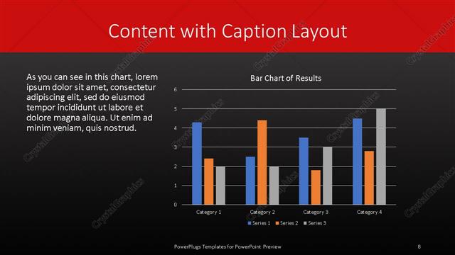 Content with Caption presentation slide layout