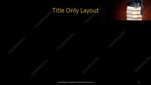 Title Only presentation slide layout