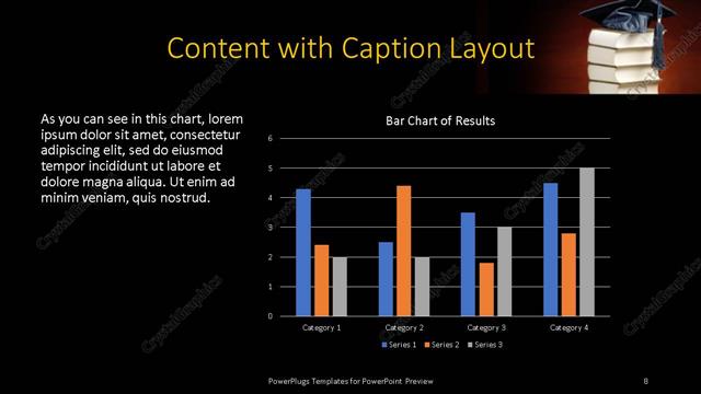 Content with Caption presentation slide layout