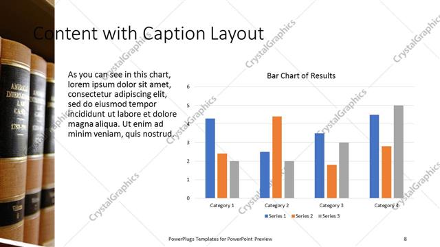 Content with Caption presentation slide layout