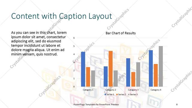 Content with Caption presentation slide layout