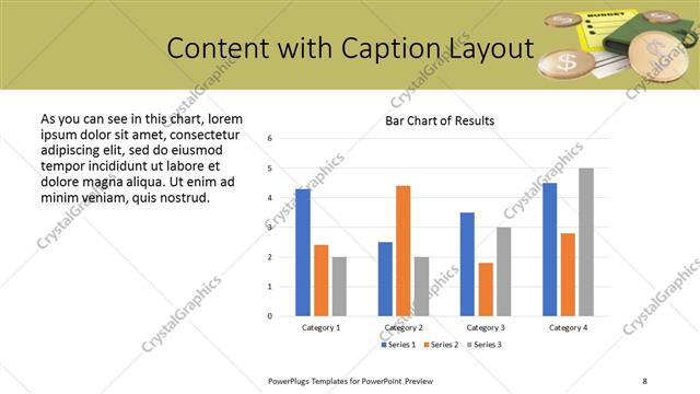 Content with Caption presentation slide layout