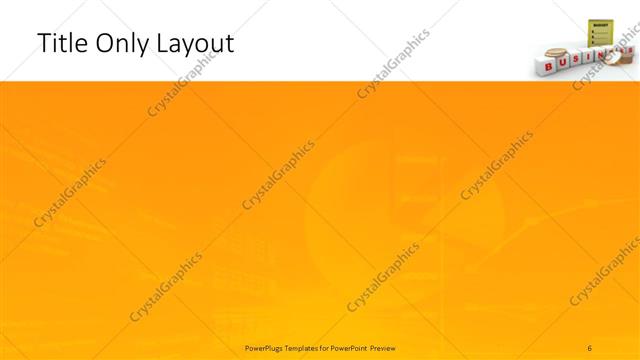 Title Only presentation slide layout