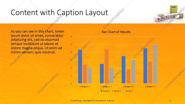 Content with Caption presentation slide layout