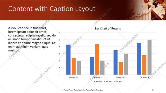 Content with Caption presentation slide layout