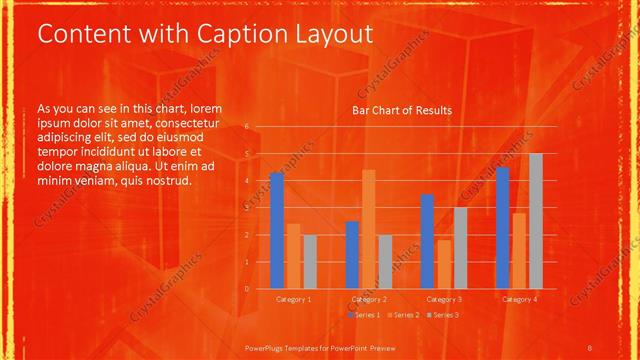 Content with Caption presentation slide layout