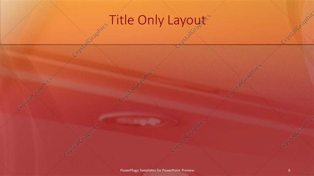 Title Only presentation slide layout