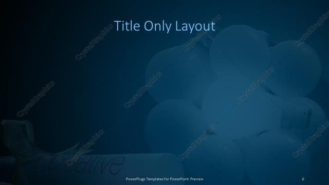 Title Only presentation slide layout