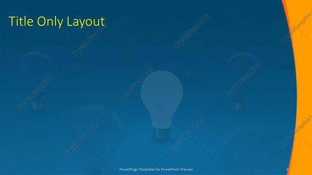 Title Only presentation slide layout