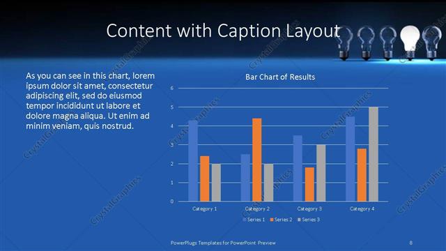 Content with Caption presentation slide layout
