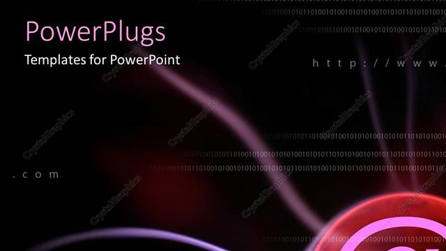  Presentation with points - A number of bullet points with black background