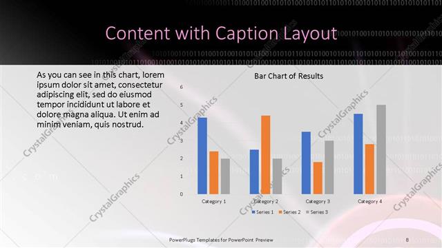 Content with Caption presentation slide layout