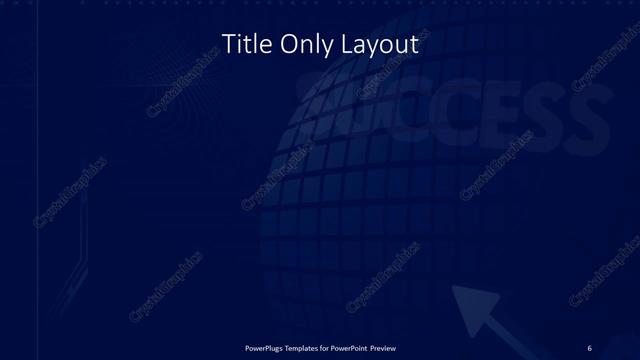 Title Only presentation slide layout
