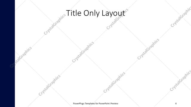 Title Only presentation slide layout