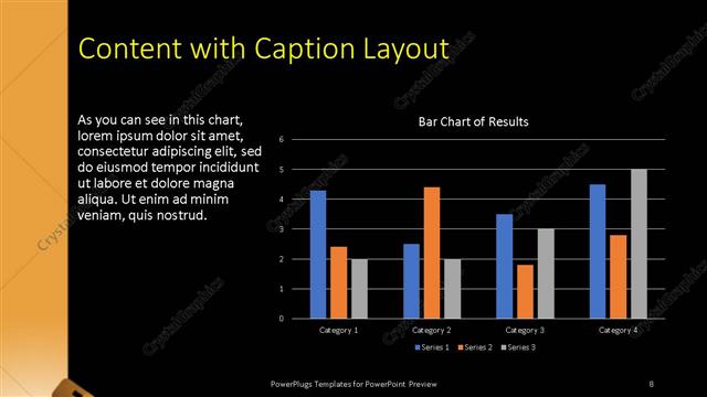 Content with Caption presentation slide layout